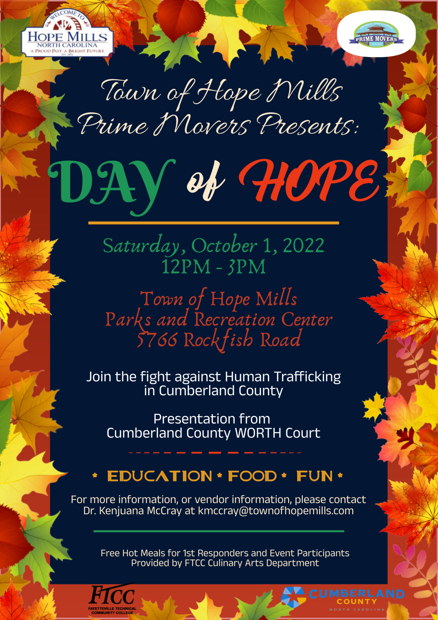 *POSTPONED* Day of Hope Join the fight against human trafficking in