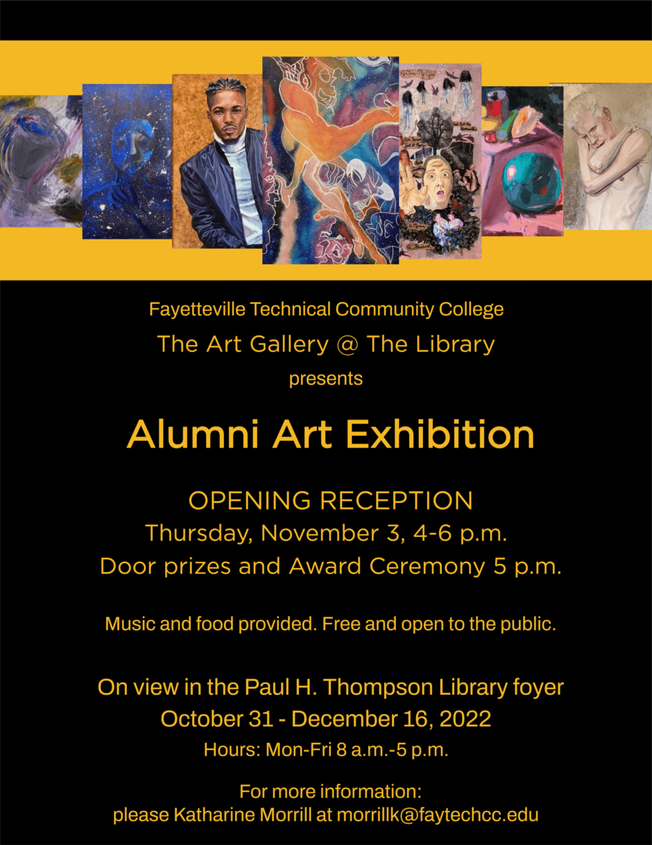 Alumni Art Exhibition on display in the library - Fayetteville ...