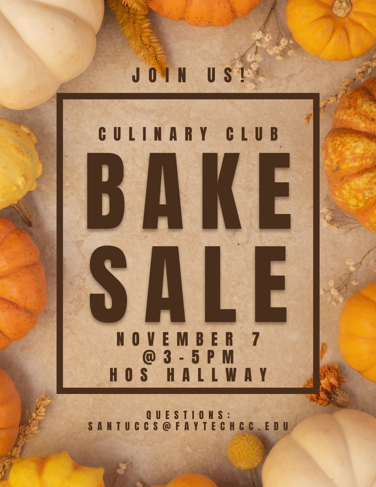 Novemberbakesale Poster