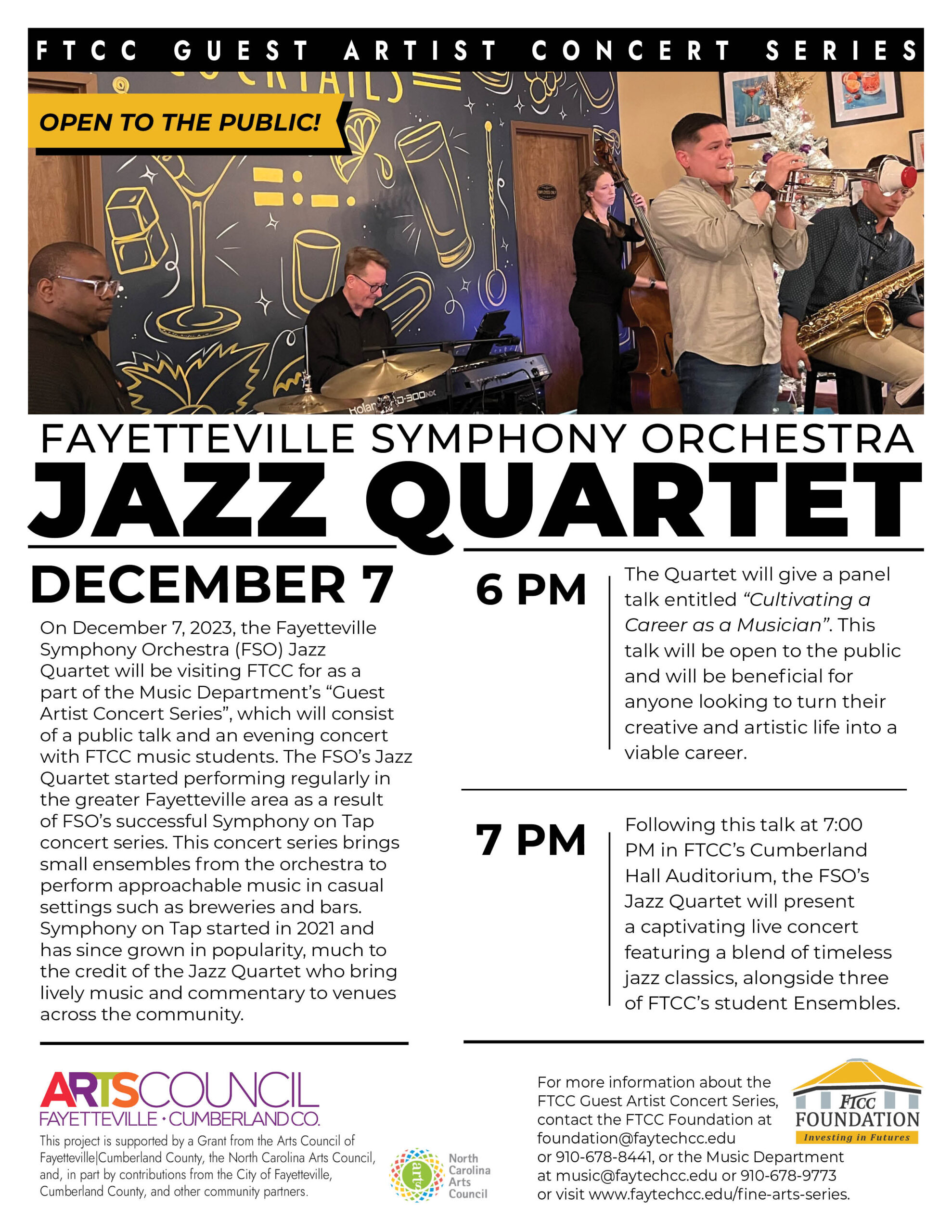 Gacs Fso Jazz Quartet Flyer