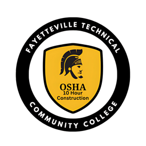 Picture of Fayetteville Technical Community College's OSHA 10 Hour Construction Badge