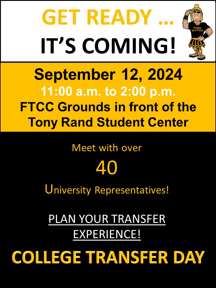 College Transfer Day Flyer 2024