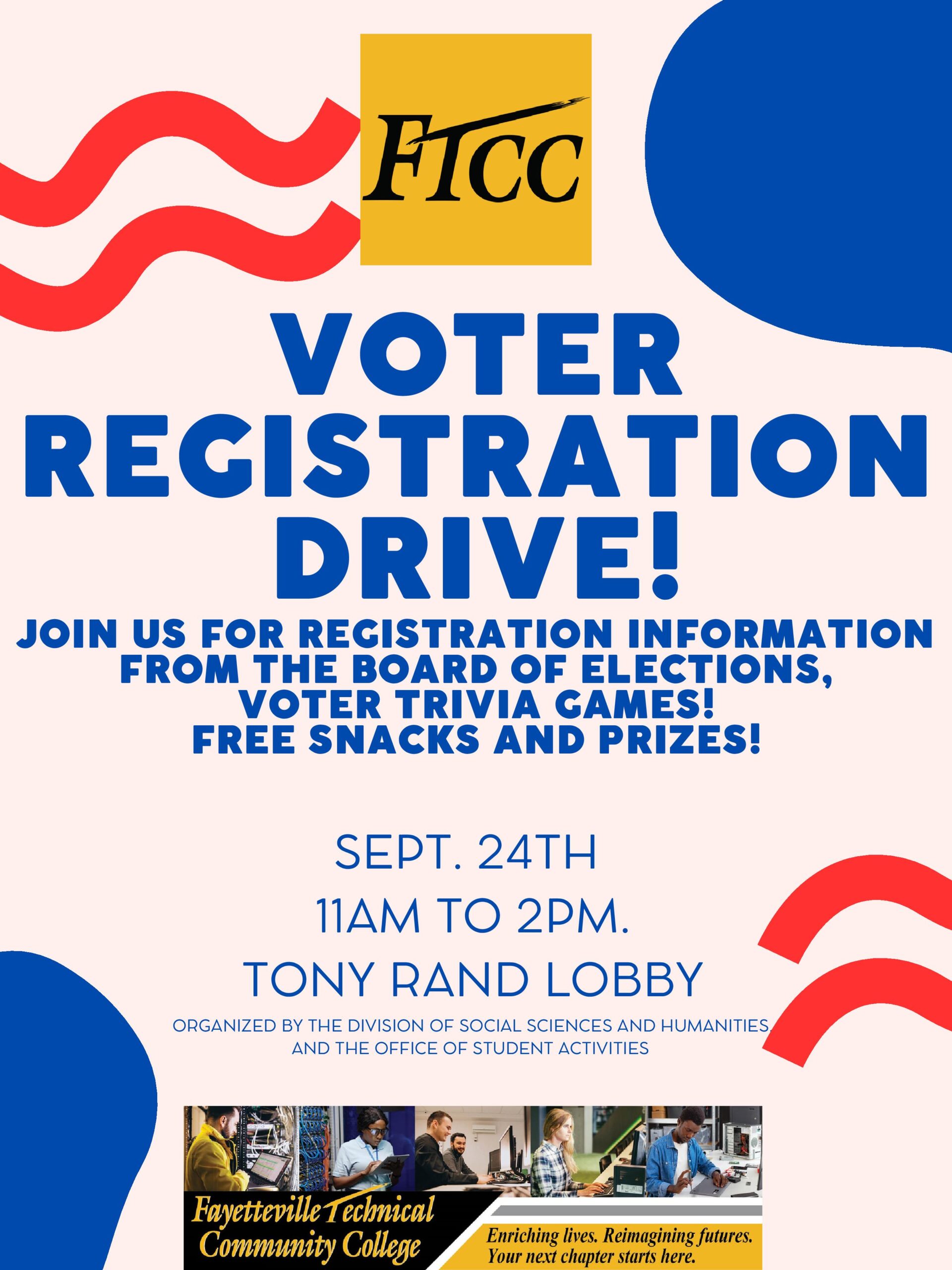 Voting Registration Drive! Join Us For Voter Information, Fun And Games! Free Snacks And Prizes! Page 001