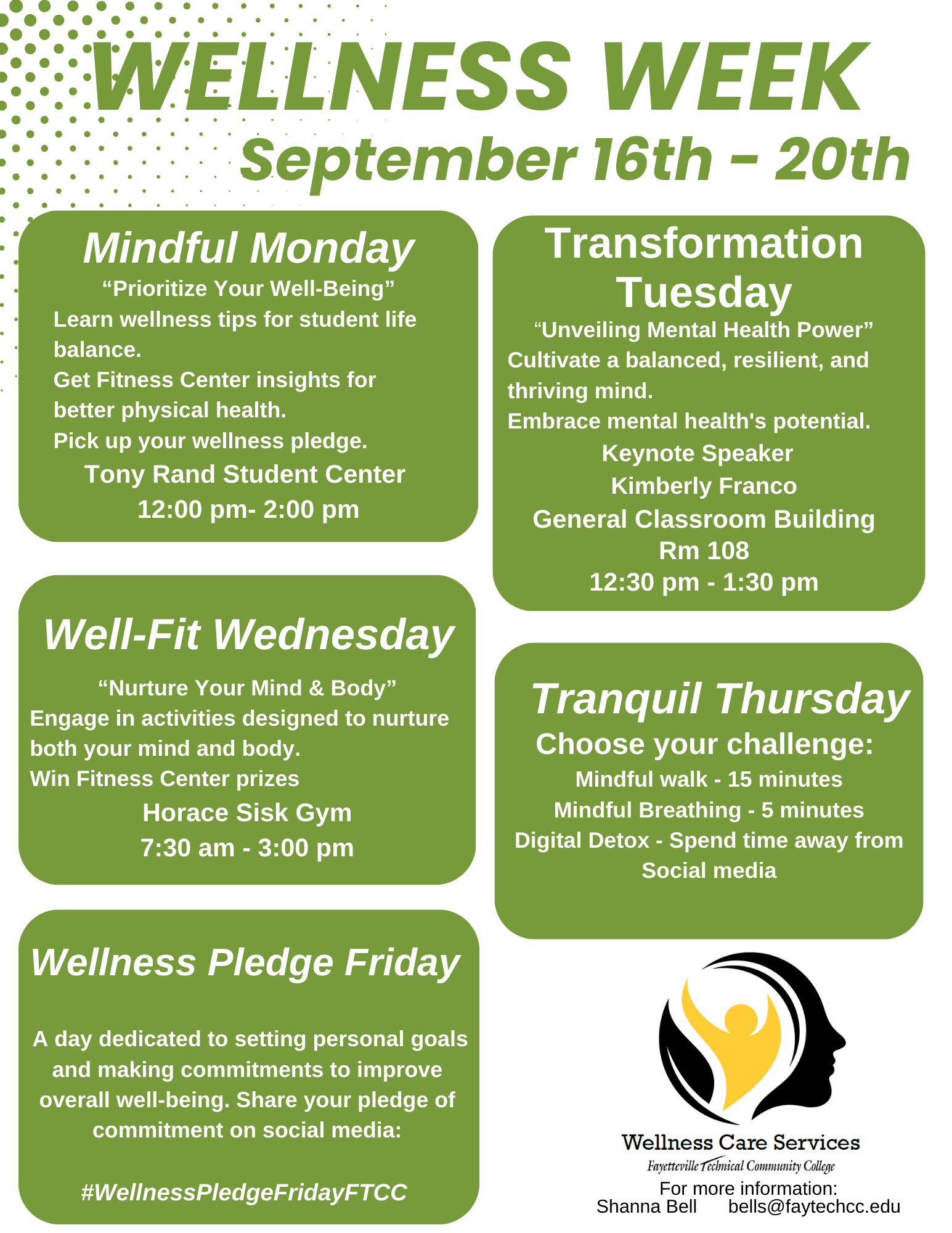 Ftcc ‘s Wellness Care Services Presents Wellness Week (1)