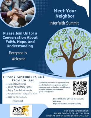 Interfaith Flyer With Qr Code