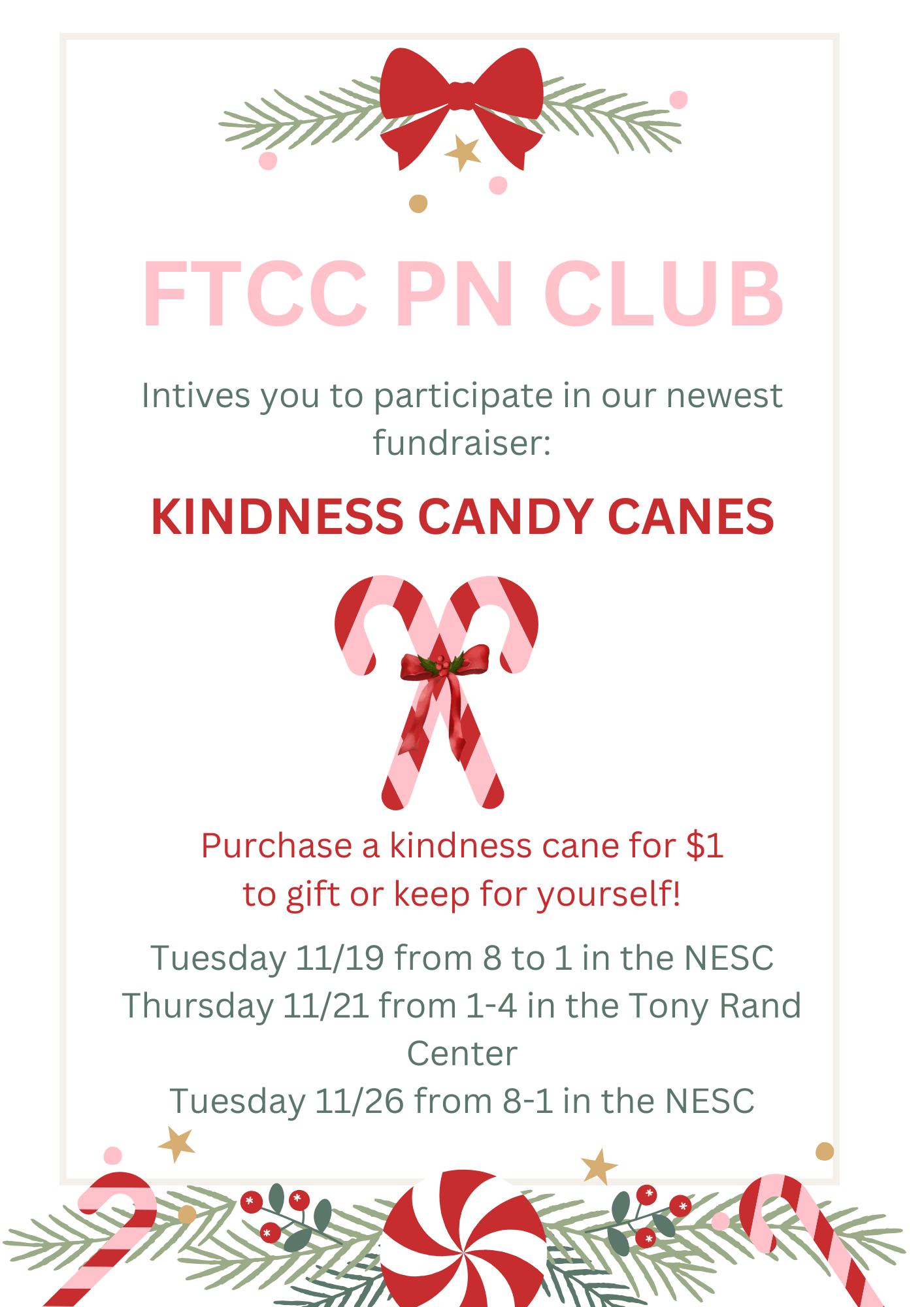 Kindness Canes Flyer