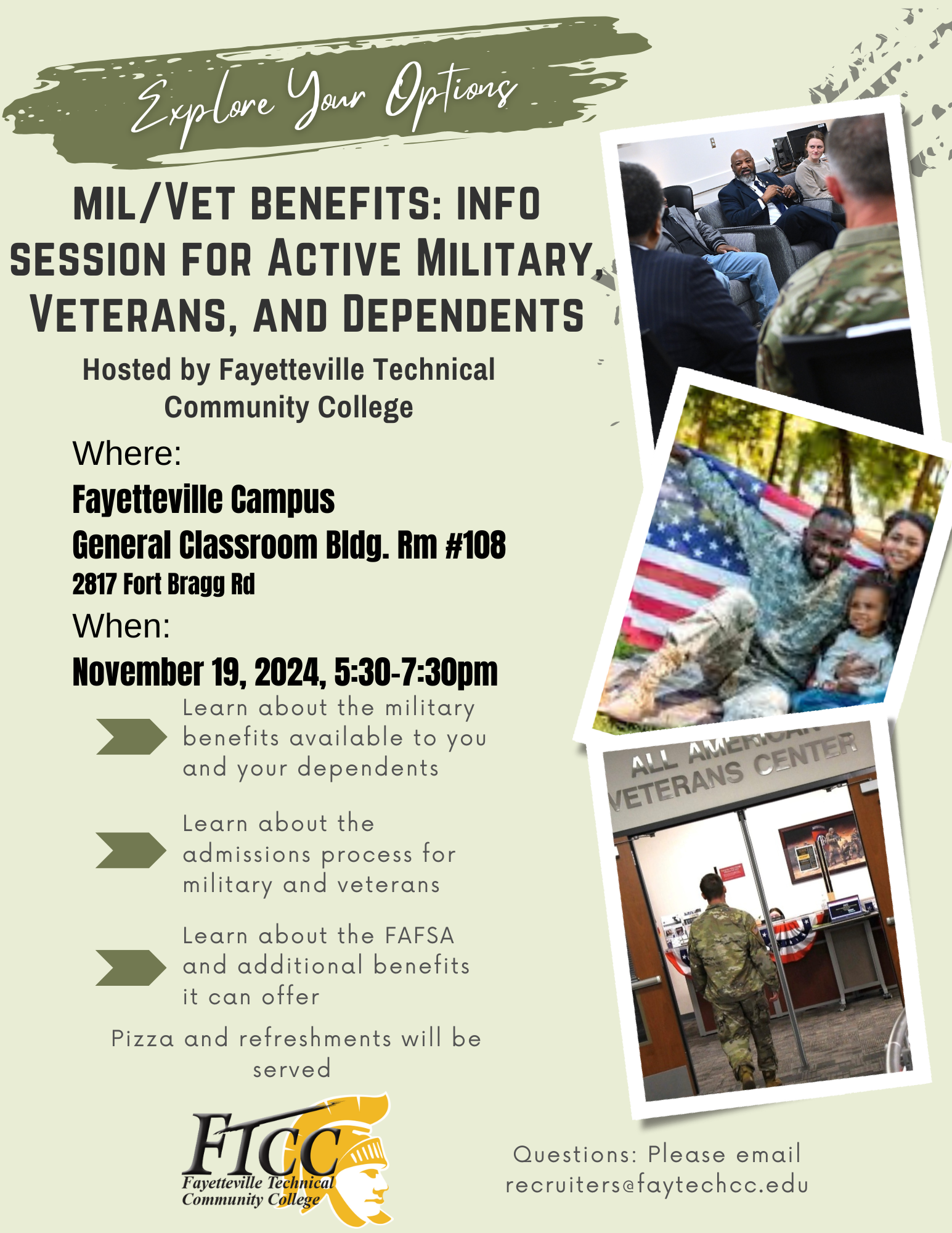 Military Benefit Session