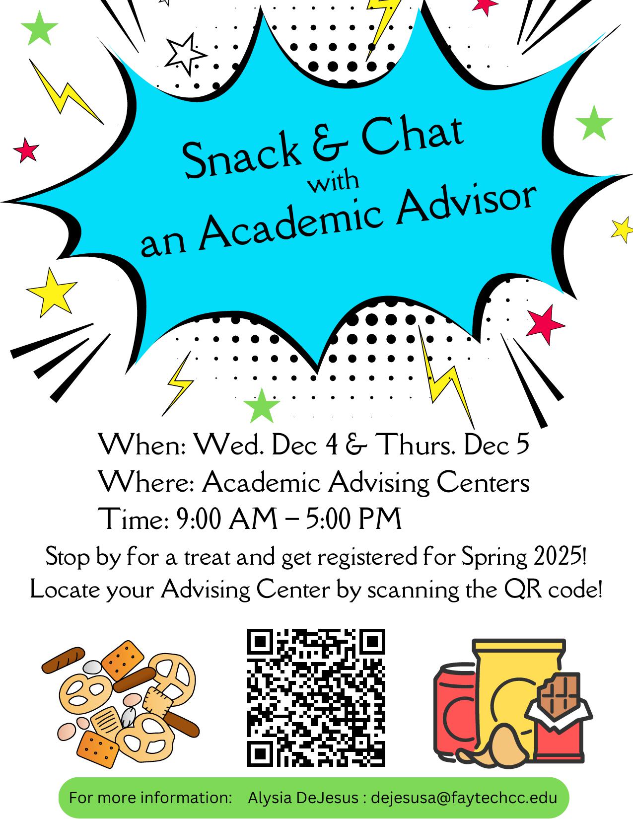 Snack And Chat With An Academic Advisor 2