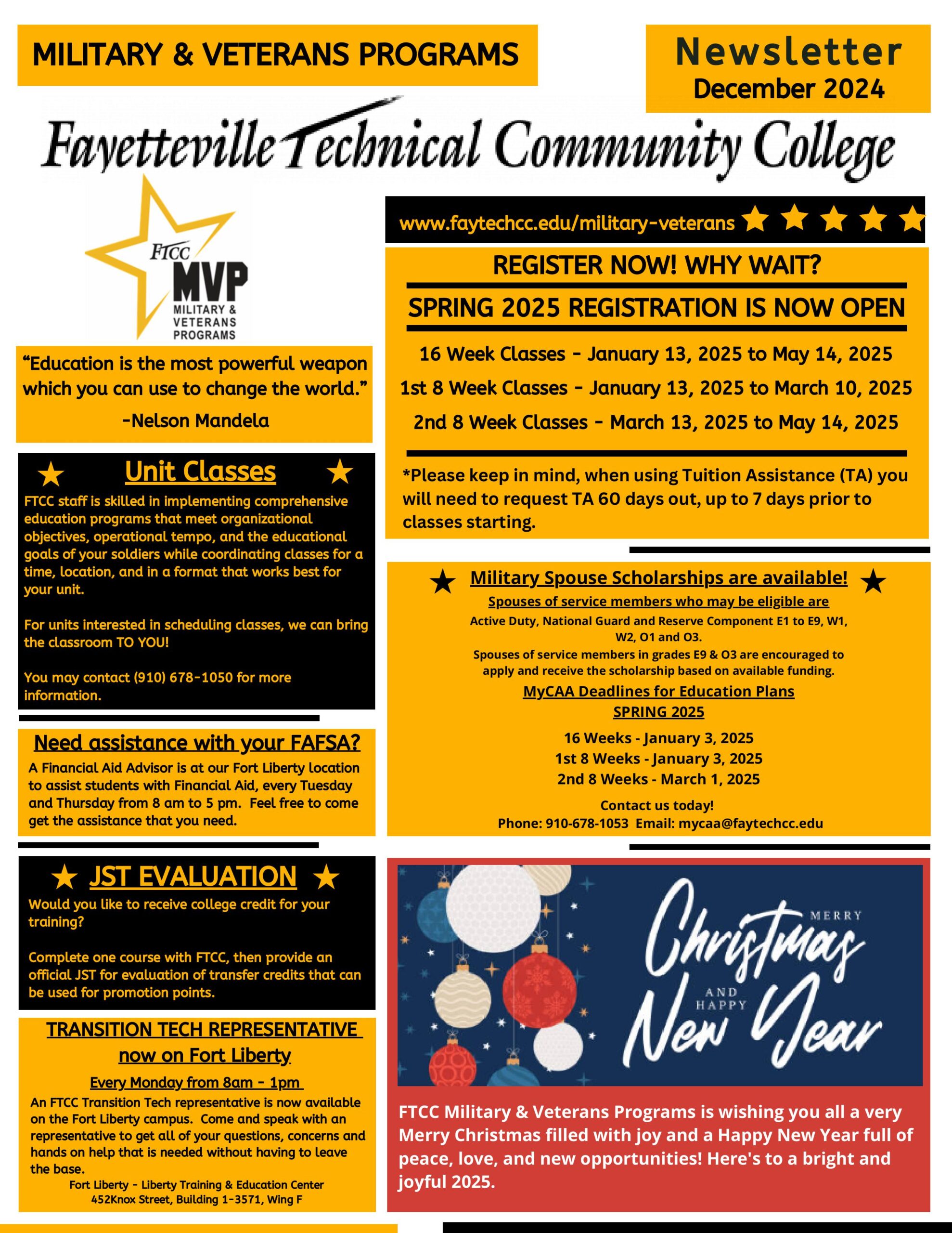 Military Veterans Programs Newsletter December 2024 Images 0