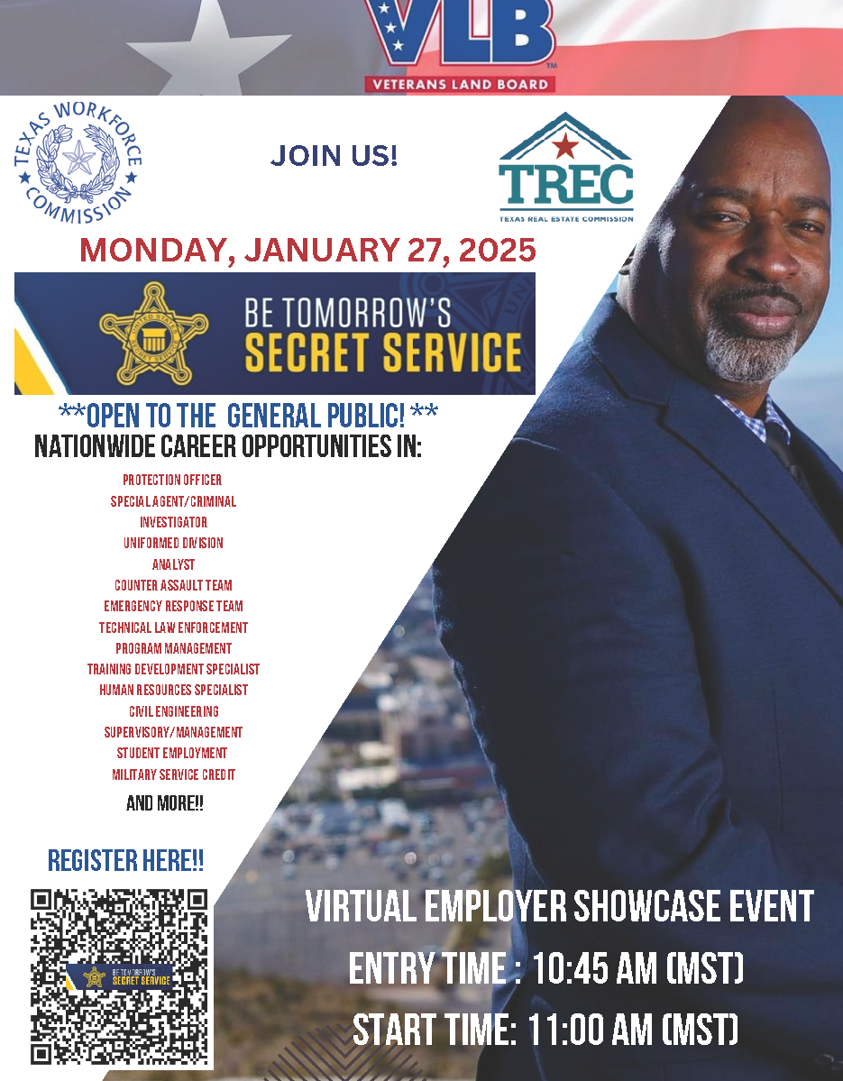 Secret Service Virtual Career Fair January 27 2025