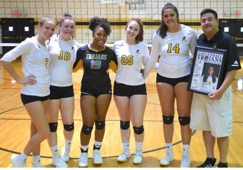 FTCC volleyball faces Cape Fear CC on Oct. 15, 2019, at Fayetteville Tech.