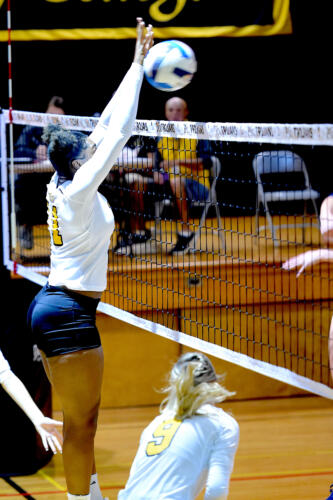 FTCC volleyball faces Cape Fear CC on Oct. 15, 2019, at Fayetteville Tech.