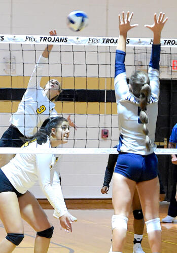 FTCC volleyball faces Cape Fear CC on Oct. 15, 2019, at Fayetteville Tech.