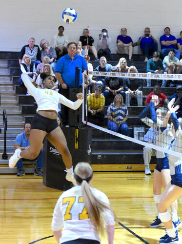 FTCC volleyball faces Cape Fear CC on Oct. 15, 2019, at Fayetteville Tech.