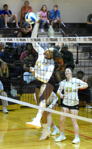 FTCC volleyball faces Cape Fear CC on Oct. 15, 2019, at Fayetteville Tech.