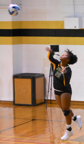 FTCC volleyball faces Cape Fear CC on Oct. 15, 2019, at Fayetteville Tech.