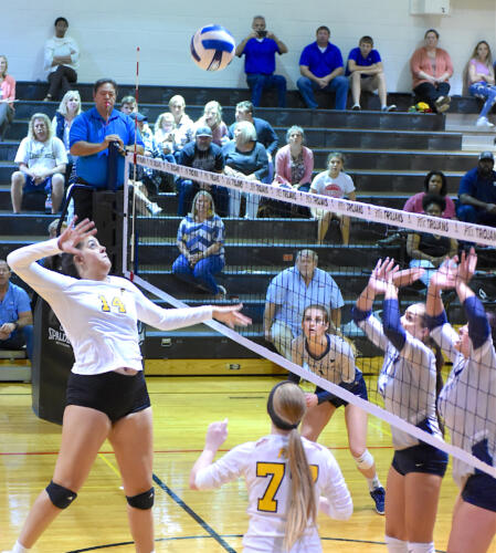 FTCC volleyball faces Cape Fear CC on Oct. 15, 2019, at Fayetteville Tech.