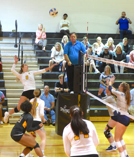 FTCC volleyball faces Cape Fear CC on Oct. 15, 2019, at Fayetteville Tech.