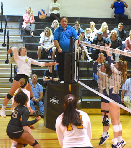 FTCC volleyball faces Cape Fear CC on Oct. 15, 2019, at Fayetteville Tech.