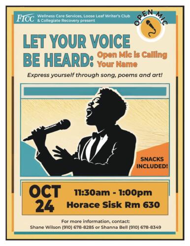 Let Your Voice Be Heard Flyer 2