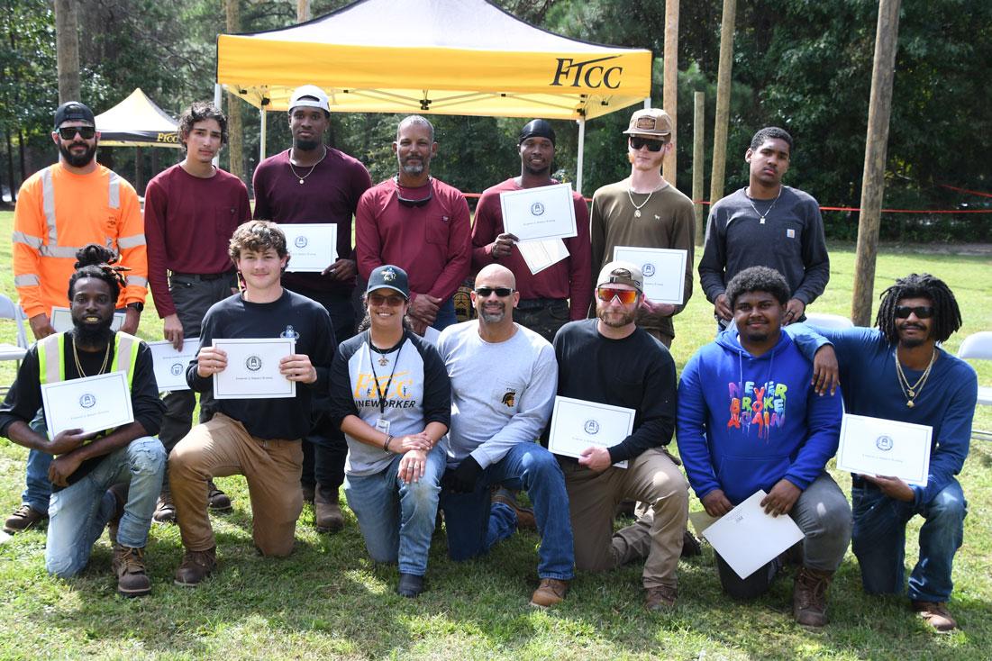 FTCC Lineworker Course Graduation - October 2024